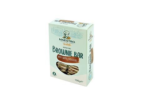 BROWNIE BAR с бял шоколад