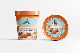 Безглутенов сладолед с вкус на СОЛЕН КАРАМЕЛ