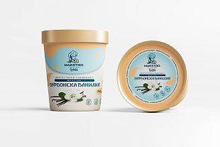 Безглутенов сладолед с вкус на БУРБОНСКА ВАНИЛИЯ
