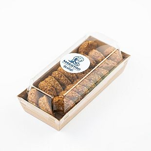 Безглутенови овесени бисквитки с лимонов вкус, чиа и джинджифил