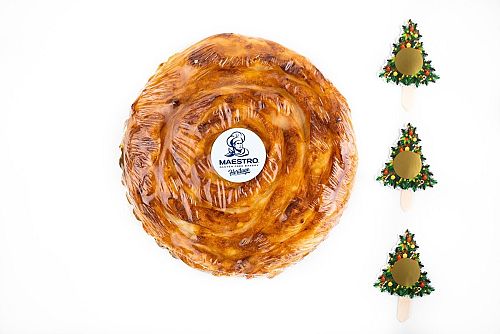 Вита коледна баница с късмети - без глутен и без лактоза