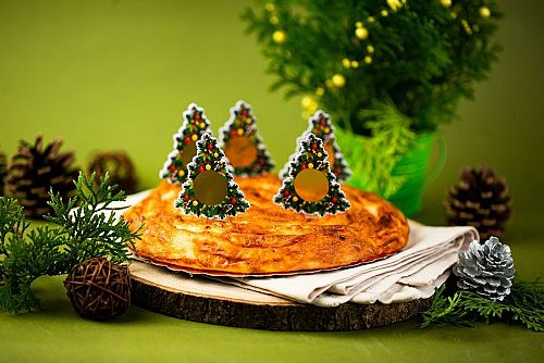 Вита коледна баница с късмети - без глутен и без лактоза