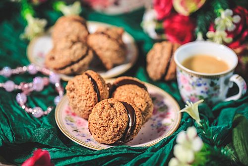 Безглутенови ореховки с лешников крем