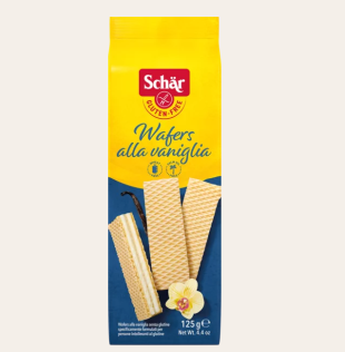 Безглутенови вафли SCHAR WAFERS ALLA VANIGLIA