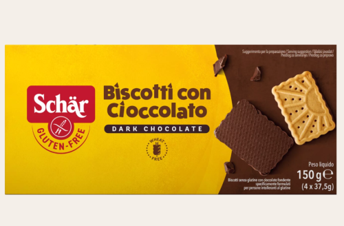 Безглутенови бисквити с шоколад SCHAR BISCOTTI CON CIOCCOLATO
