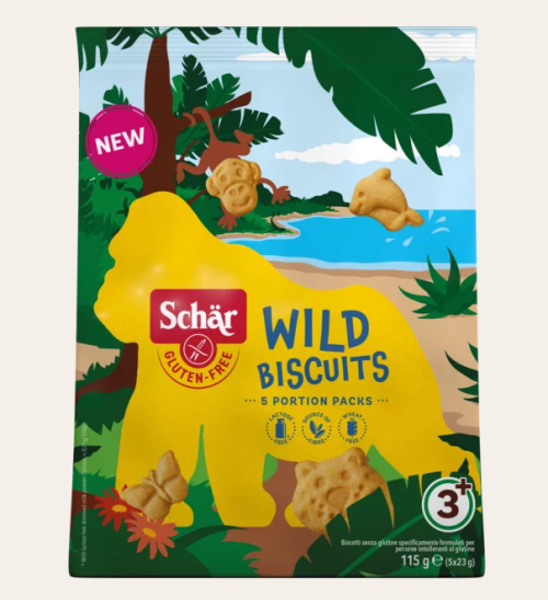 Безглутенови детски бисквити SCHAR WILD BISCUITS