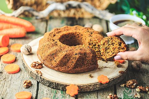 Морковен кекс - без глутен, без лактоза, без добавени захари Морковен кекс - без глутен, без лактоза, без добавени захари